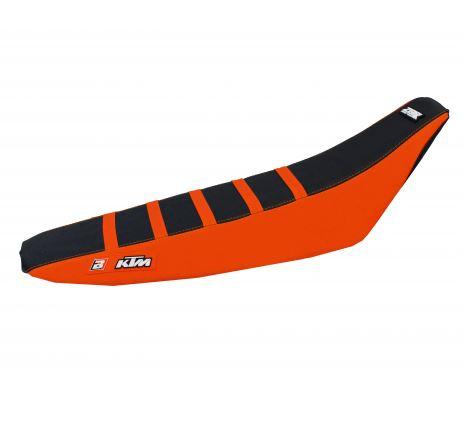 Blackbird Graphics 11-15 SX/SXF 12-16 EXC KTM Zebra Orange/black, 2018 Design Only 5 Stripes, Seat Cover Blackbird 1521z
