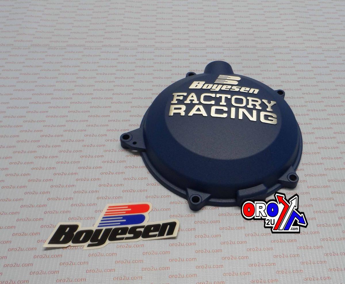 Boyesen Clutch Cover 13-15 KTM 450 SXF, Boyesen Cc-45l Blue