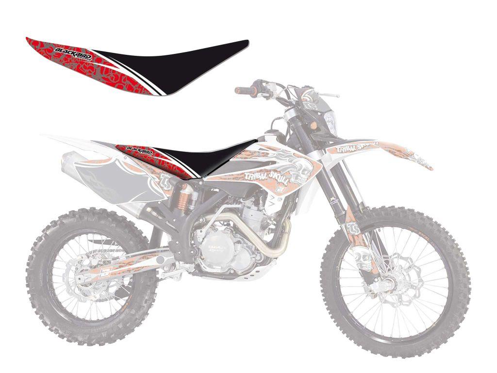 Blackbird Graphics 05-07 Beta Tribal Skull 2, Blackbird Seat Cover 1b00b