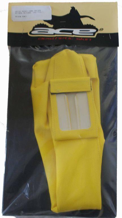 WAMC Decals 00-02 Husky Card Holder Yellow, Husqvarna Seat Cover