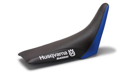 BLACKBIRD 01-04 HUSQVARNA MOON BLUE, BLACKBIRD SEAT COVER 1607/02