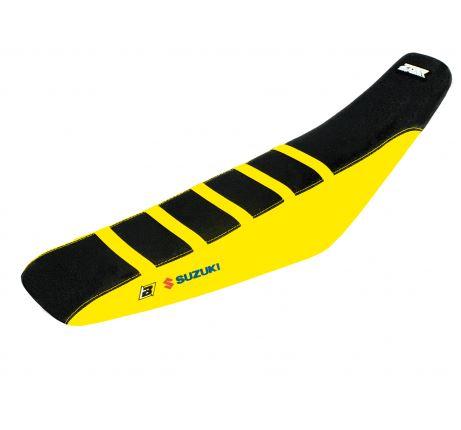 Blackbird Graphics 08-17 RMZ450 Zebra Yel/blk, 2018 Design Only 5 Stripes, Seat Cover Blackbird 1330z