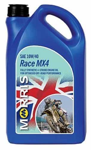 Morris Lubricants 4lt Race 4 Tt 10w/40 Morris, Was Race MX-4 10/40wt,