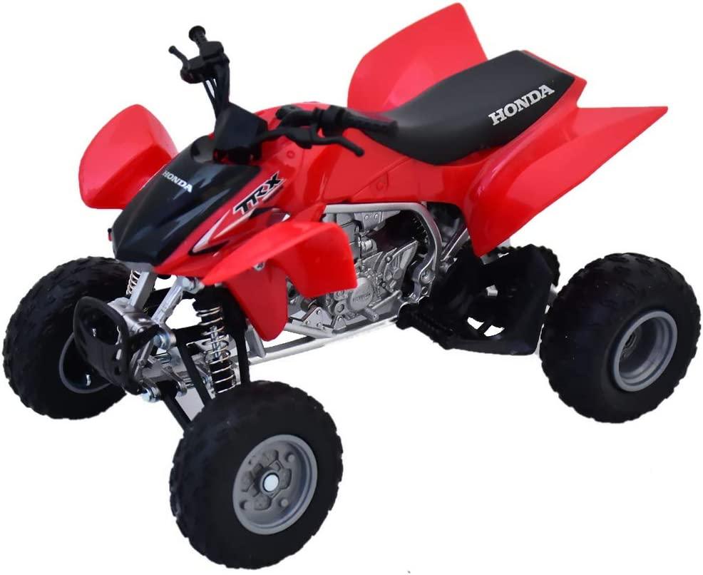 NewRay Model Die Cast Honda Hrc Trx 450r, Red and Black, Scale 1:12, Newray 57093a