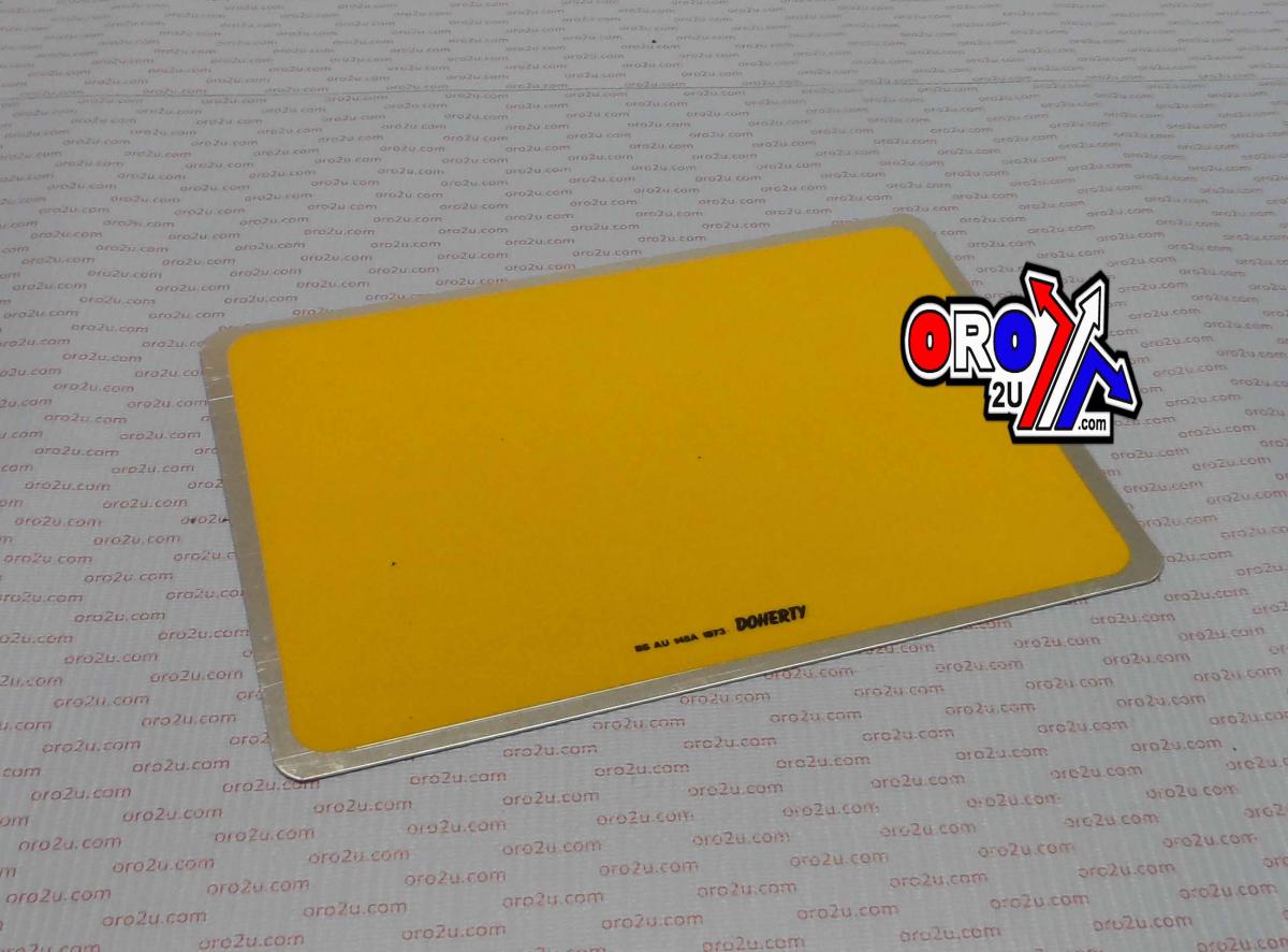 Dirt Racing Number Plate Alloy Large Ea