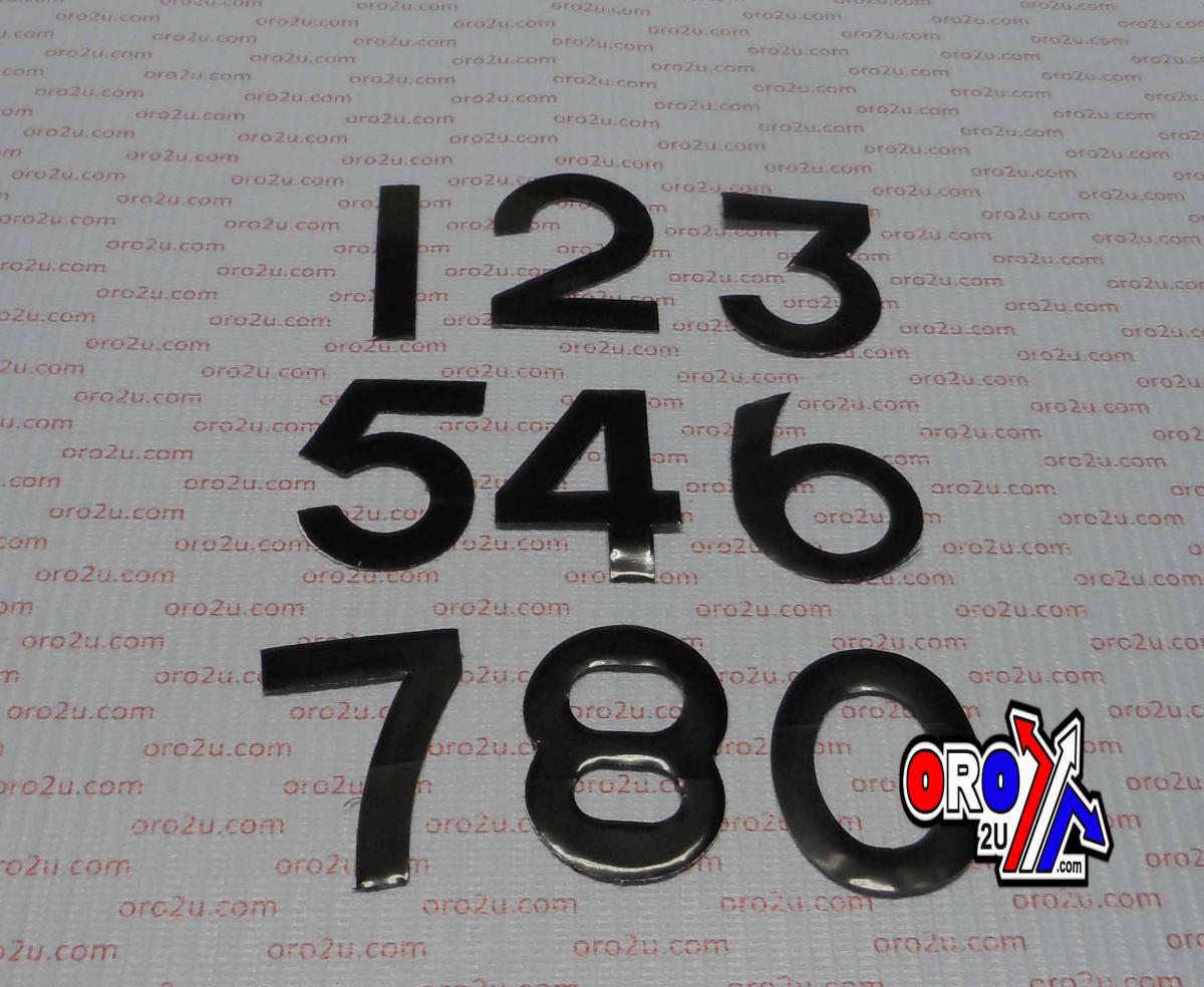 Dirt Racing Number Plate Digits 1 Each