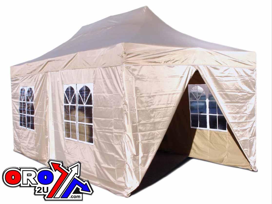 Sifam Gazebo Pop Up Tent Marquee Awning, 3x6m Reinforced / Mounting Push, Barnum8 (54kg Freight)