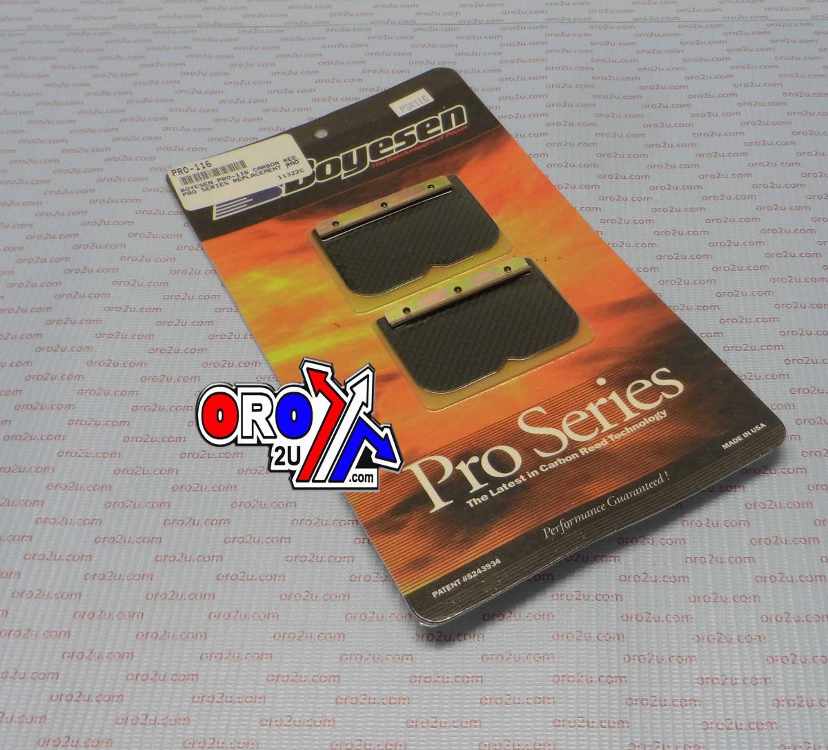 Boyesen Pro-116 Boyesen Carbon Reeds, Rad Valves Only