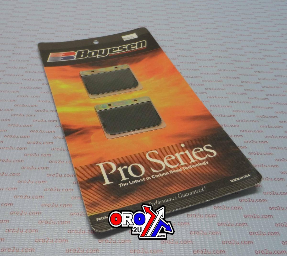 Boyesen Pro-125 Boyesen Reed Carb, Boyesen Pro Series Reeds - Pro