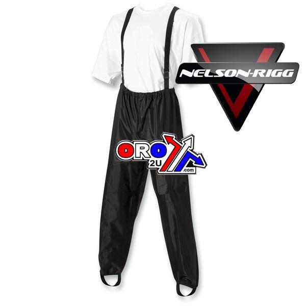 Nelson Rigg Aston Rain Pants Black Large, Nelson-rigg AS-250-BLK-03-LG