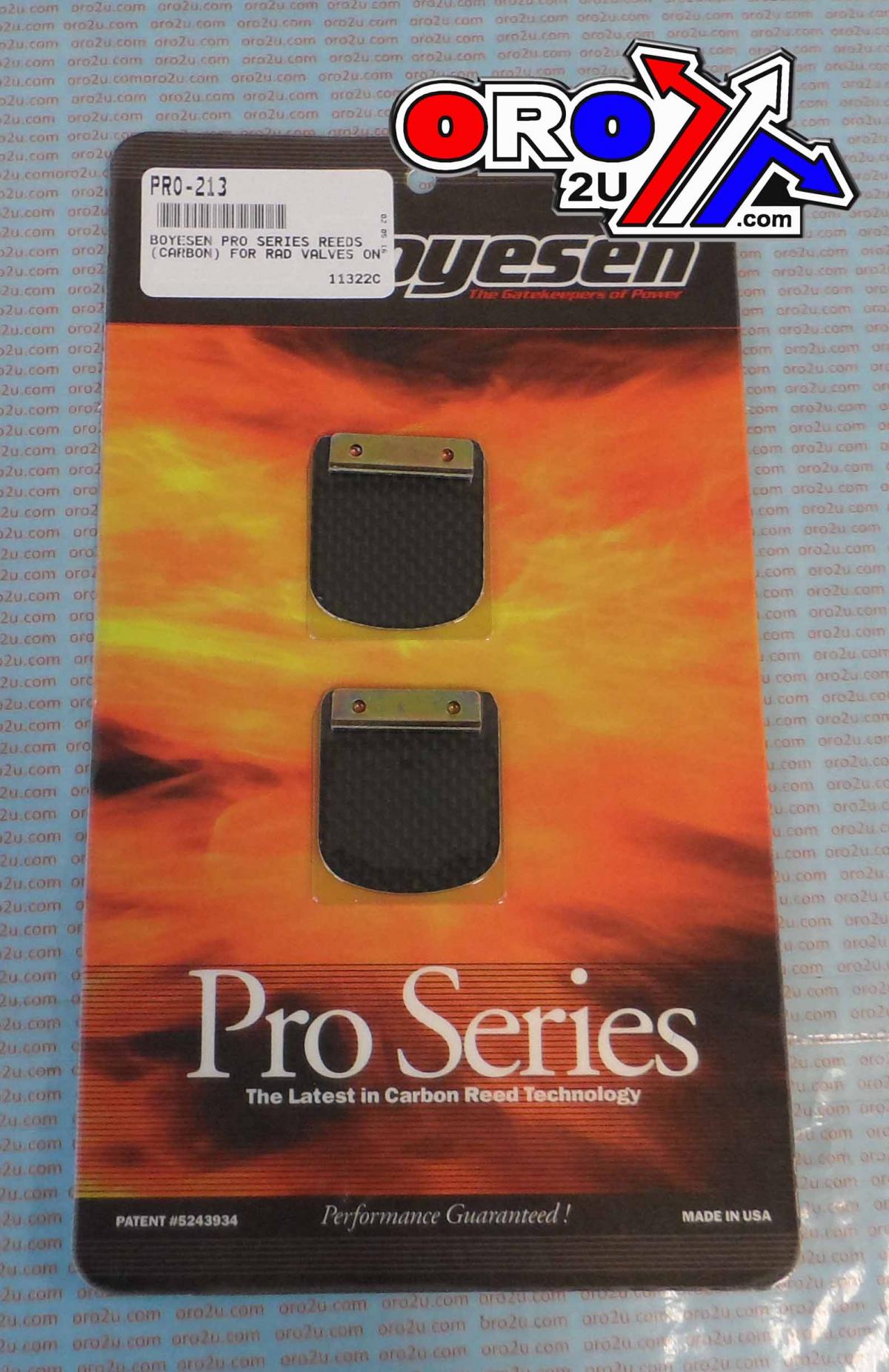 Boyesen Pro-213 Boyesen Block Reeds, Boyesen Pro Series Reeds - Pro