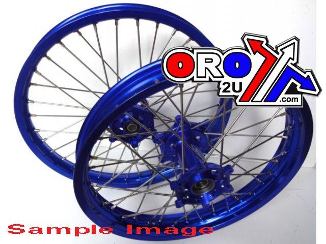 SM Pro Rear Wheel 19x2.15 Wheel Yam Gloss Be/be Platin, Blue Hub with Blue Rim, SP074.04.81.04.00 MX-4022