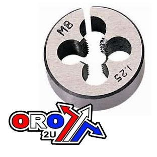 Toolstream Die Circular 8mm X 1.25 Std