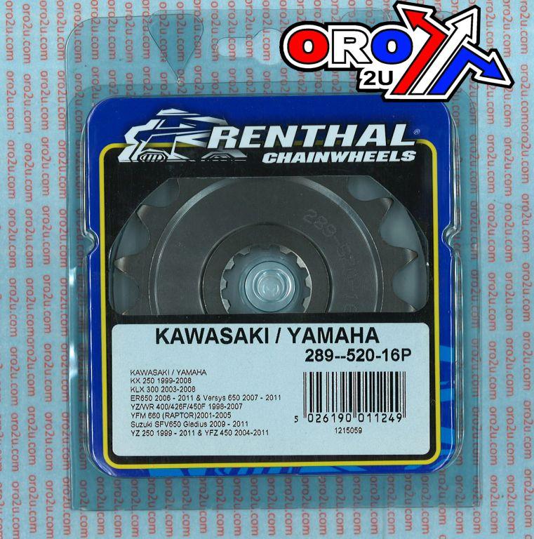 Renthal Front Sprocket Renthal 289, Kawasaki/yamaha 289--520-16p
