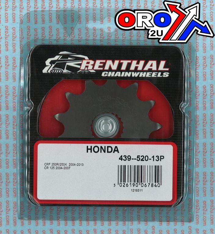 Renthal Front Sprocket Renthal 439, Honda 439--520-13p, 43952013