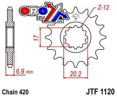 JT Front Sprocket Jtf1120.13