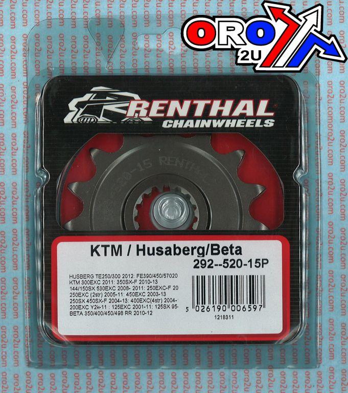 Renthal Front Sprocket Renthal 292, KTM Husaberg Beta 292--520-15p