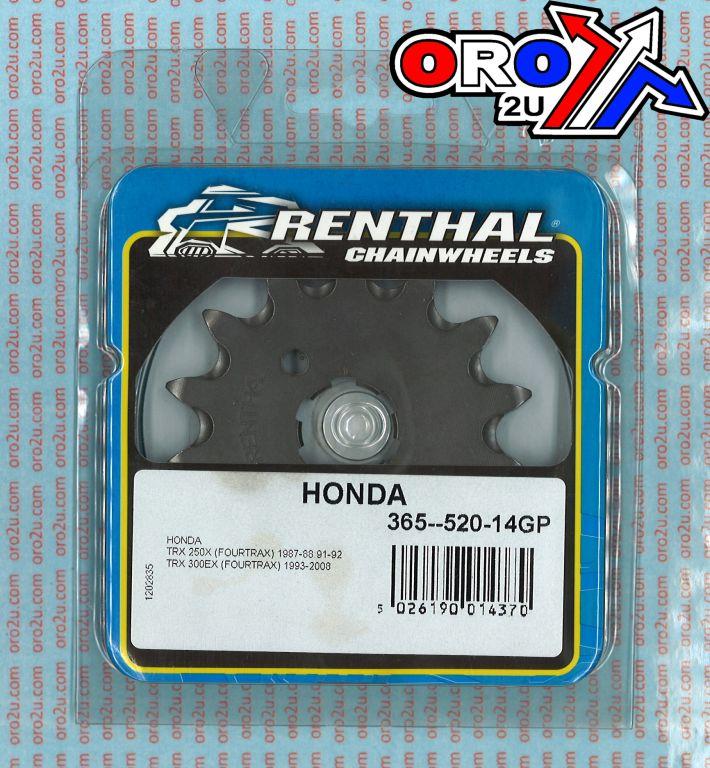 Renthal Front Sprocket Renthal 365, Honda 365--520-14gp