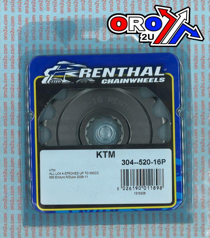 Renthal Front Sprocket Renthal 304, KTM 304--520-16p