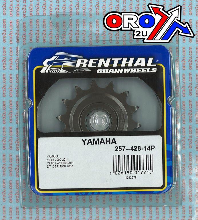 Renthal Front Sprocket Renthal 257, Yamaha 257--428-14p, 257--428-14p