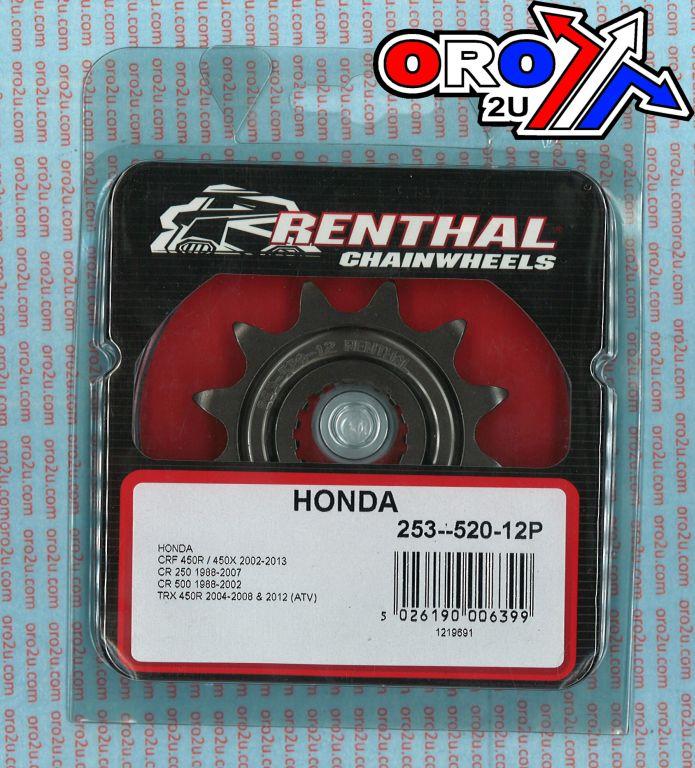Renthal Front Sprocket Renthal 253, Honda 253--520-12p