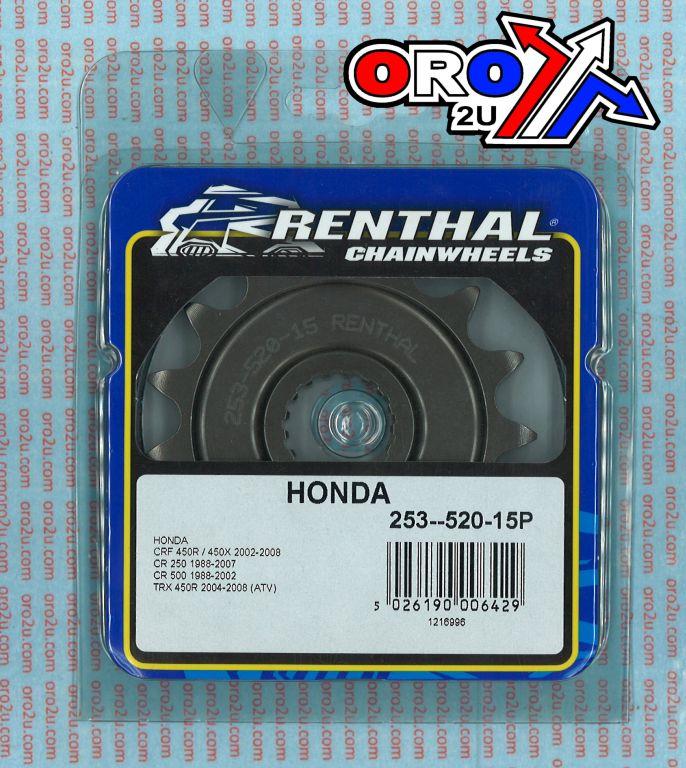 Renthal Front Sprocket Renthal 253, Honda 253--520-15p
