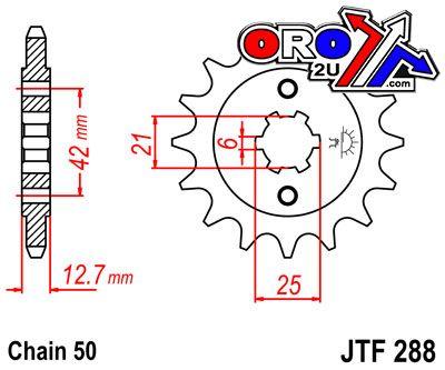 JT Front Sprocket JTF288.18 Jt