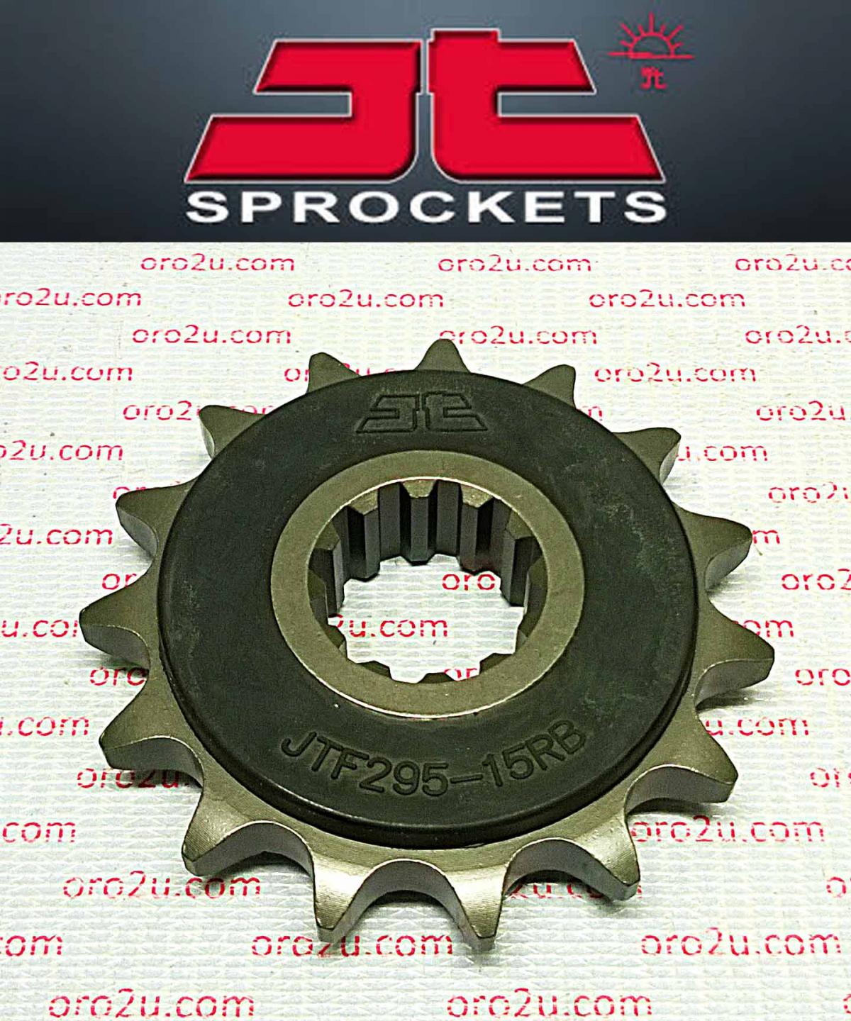 JT Front Sprocket JTF295.15rb Jt, Oe Rubber Cushioned