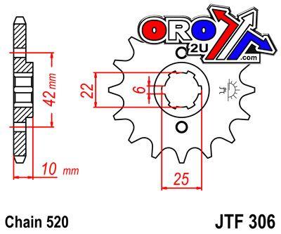 JT Front Sprocket JTF306.15 Jt