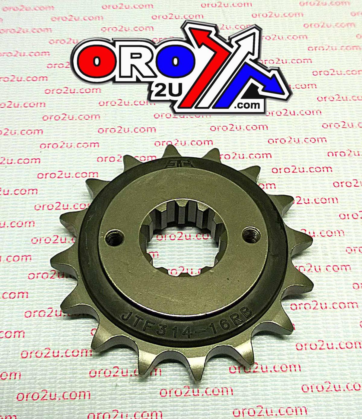 JT Front Sprocket JTF314.16rb Jt, Oe Rubber Cushioned