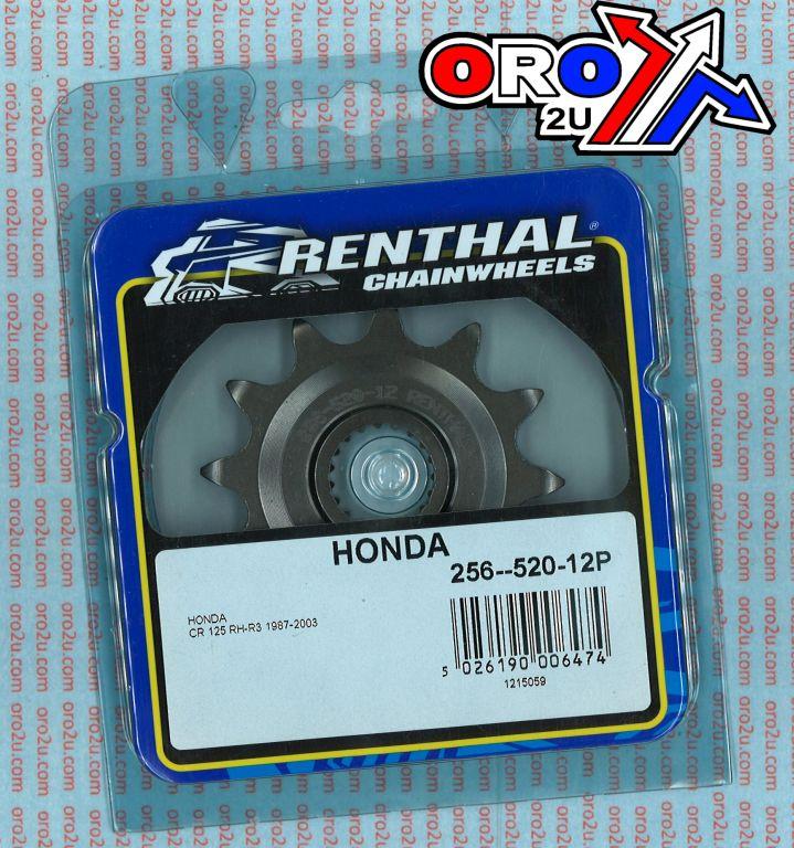 Renthal Front Sprocket Renthal 256, Honda 256--520-12p