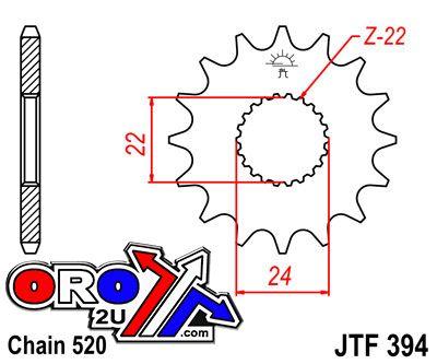 JT Front Sprocket JTF394.17 Jt