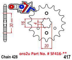 FIR FRONT SPROCKET 416.13 428