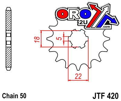 JT Front Sprocket JTF420.15 Jt