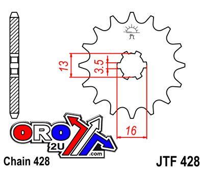 JT Front Sprocket JTF428.15 Jt