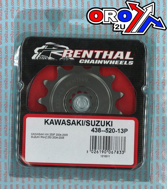 Renthal Front Sprocket Renthal 438, Kawasaki/suzuki 438--520-13p