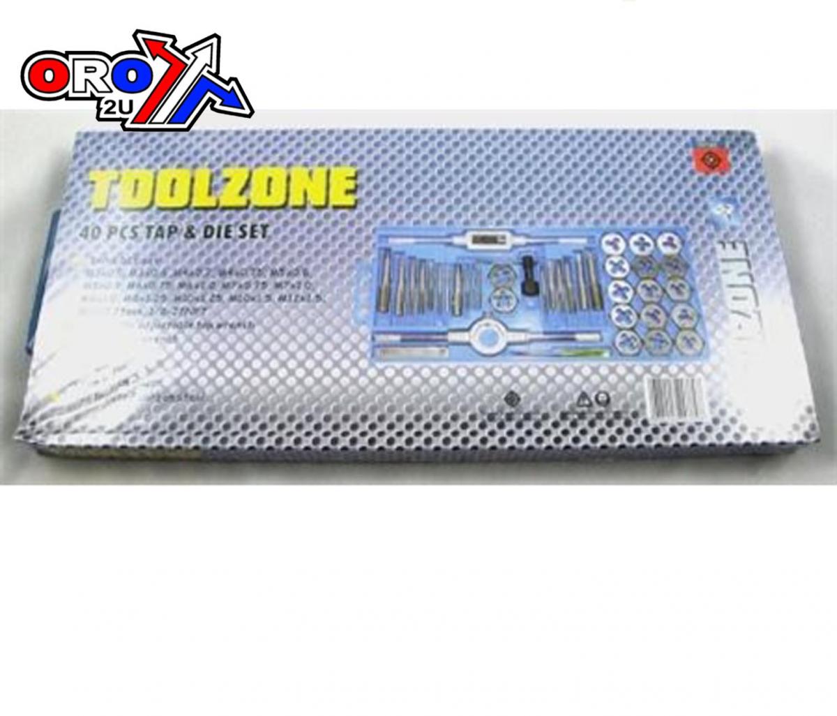 FIR TAP AND DIE SET 40 PIECE