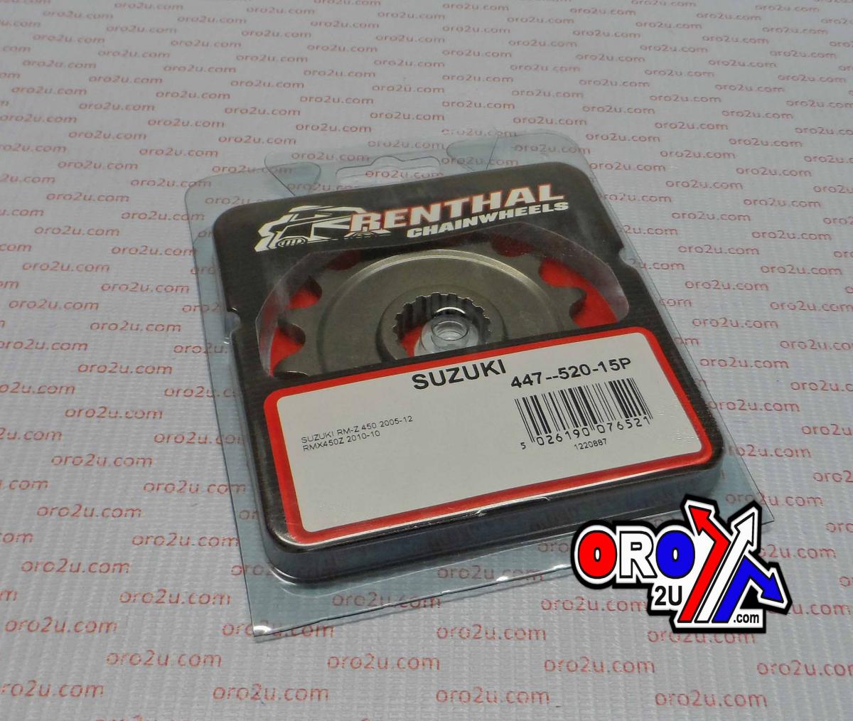 Renthal Front Sprocket Renthal 447, 447--520-15p Jtf1441