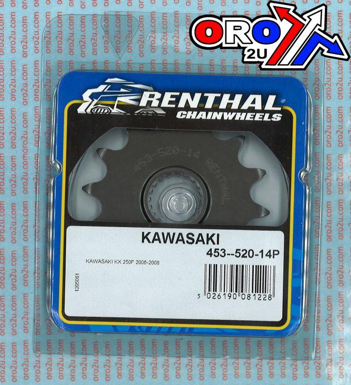 Renthal Front Sprocket Renthal 453, Kawasaki 453--520-14p, 453--520-14p