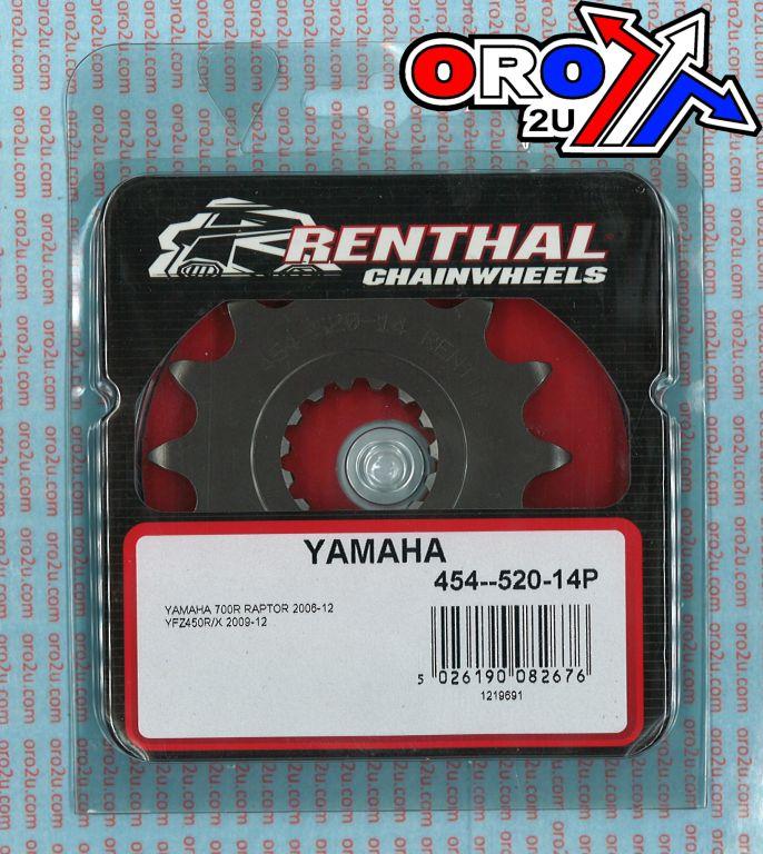 Renthal Front Sprocket Renthal 454, Yamaha, 454--520-14p