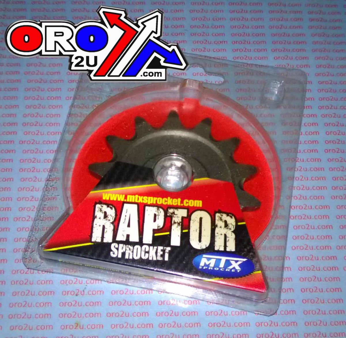 MTX Parts Front Sprocket 825 Raptor Light & Self Cleaning 10b-hq7-14