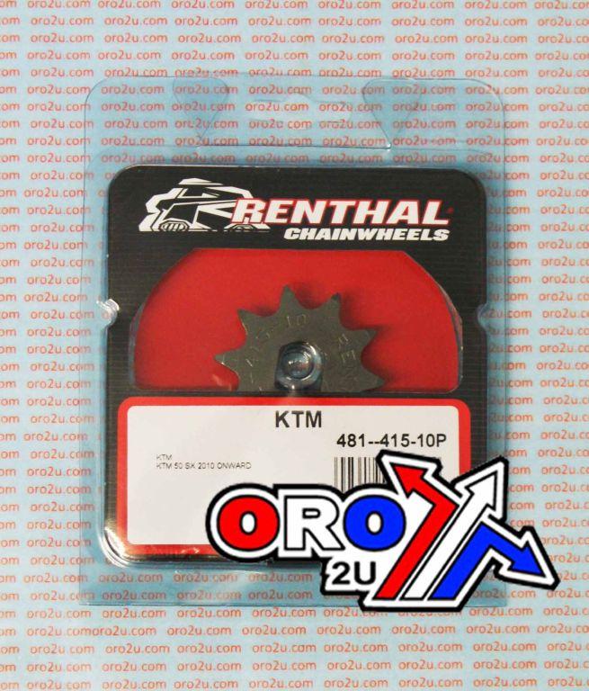 Renthal Front Sprocket Renthal 481, KTM 50 10t, 481--415-10p