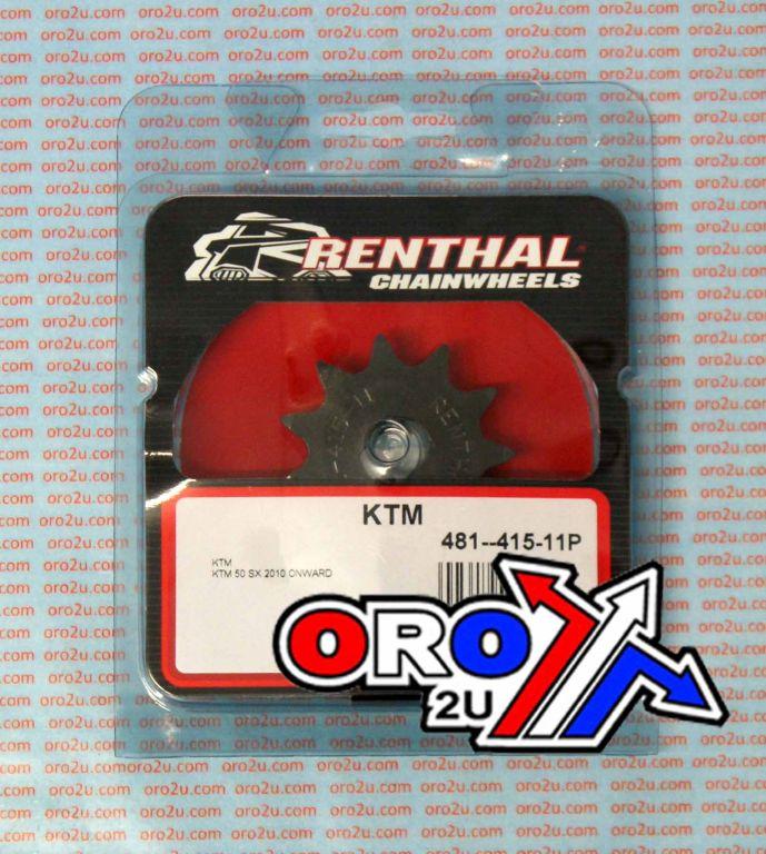 Renthal Front Sprocket Renthal 481, KTM 50 11t, 481--415-11p