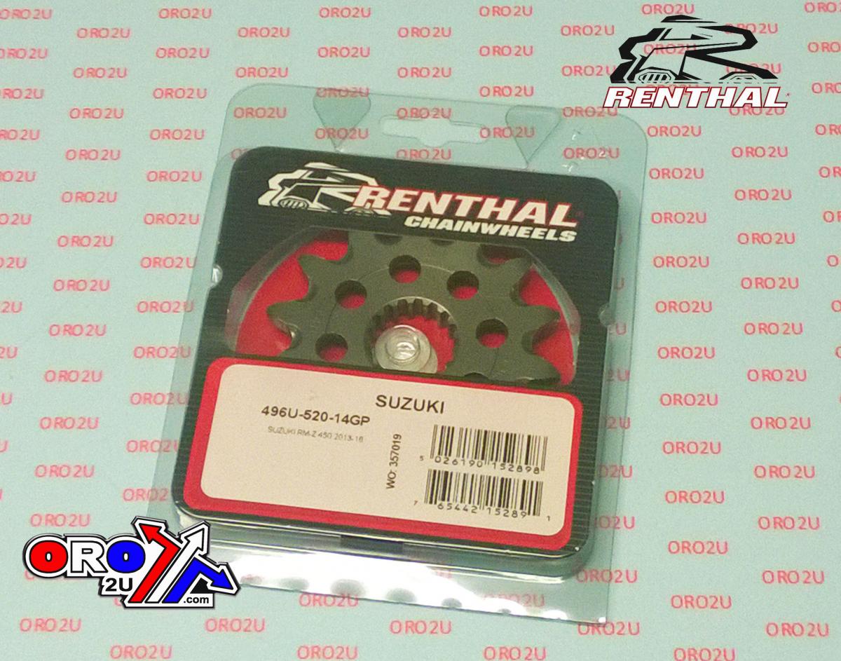 Renthal Front Sprocket Renthal 496u, Renthal 496u-520-14, 496u-520-14gp