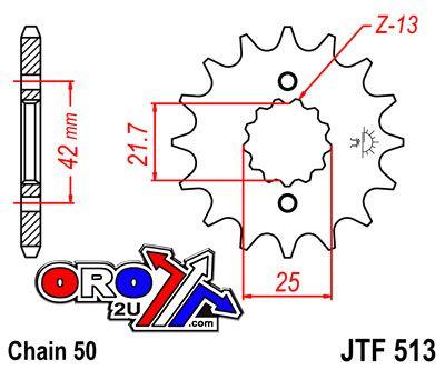 JT Front Sprocket JTF513.14 Jt