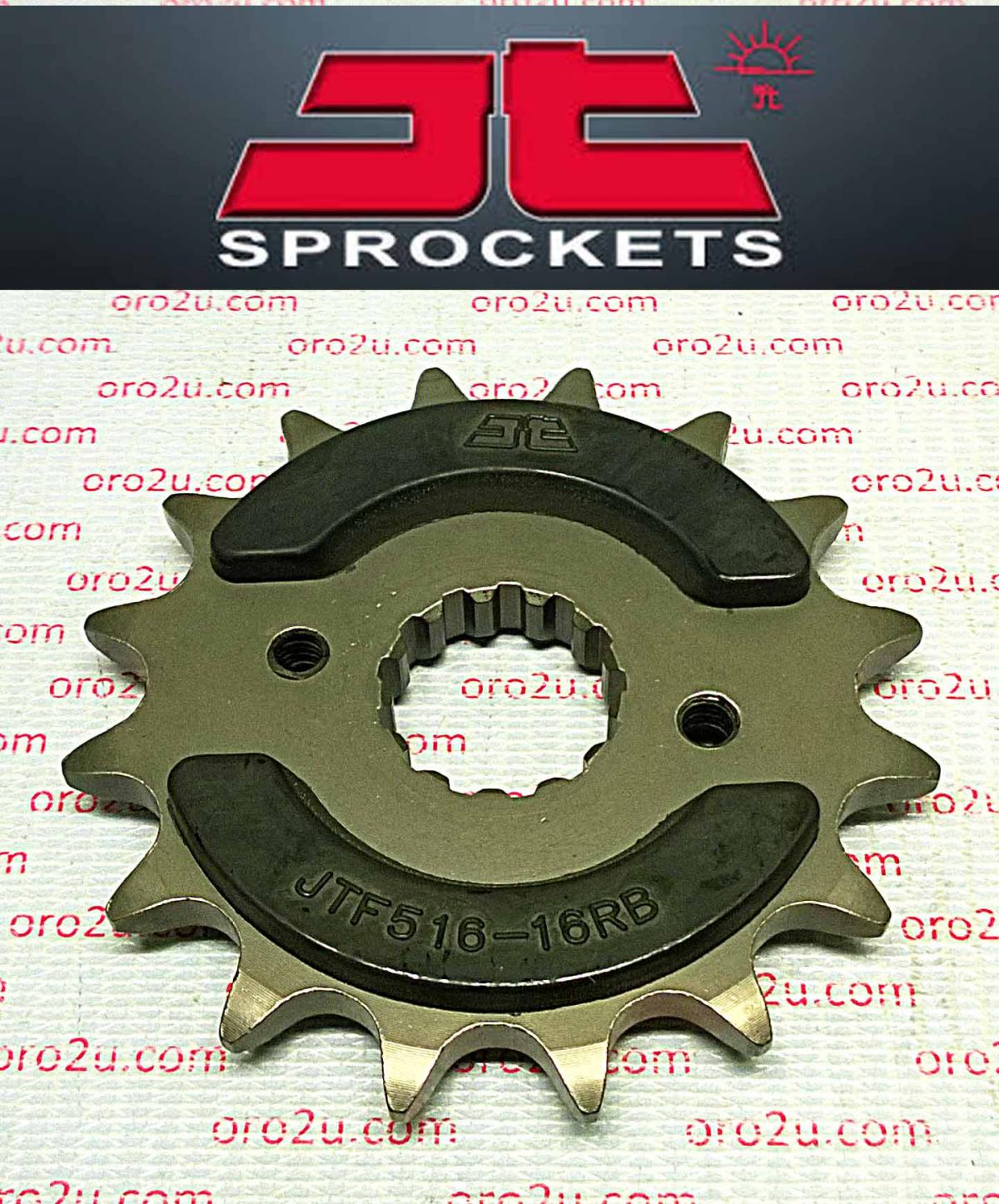 JT Front Sprocket JTF516.16rb Jt, Oe Rubber Cushioned