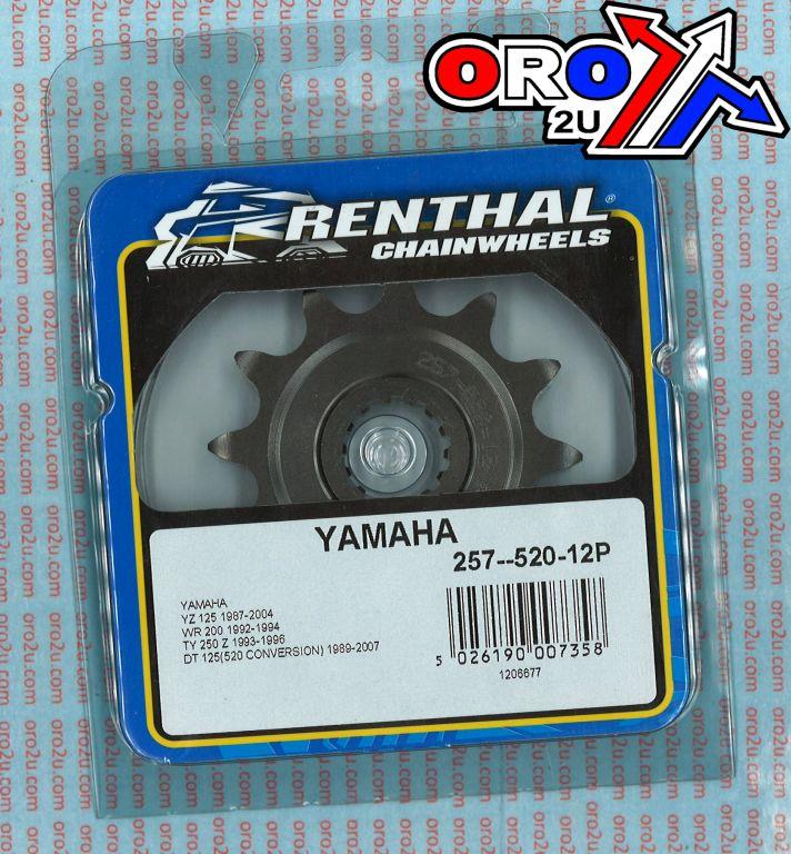 Renthal Front Sprocket Renthal 257, Yamaha 257-520-12
