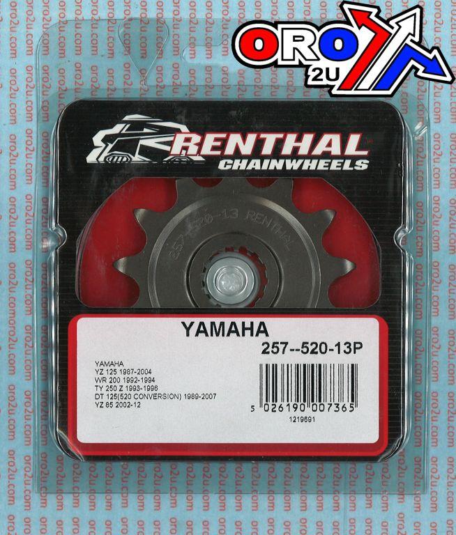 Renthal Front Sprocket Renthal 257, Yamaha 257--520-13p