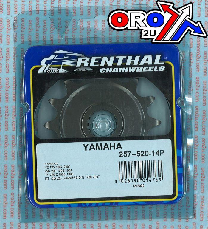 Renthal Front Sprocket Renthal 257, Yamaha 257--520-14gp