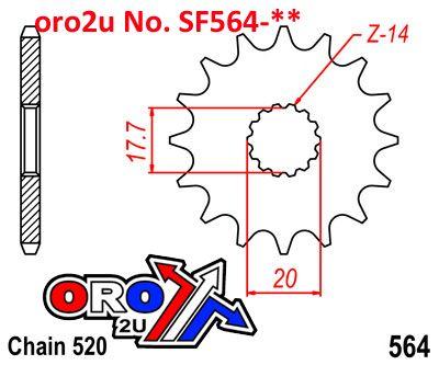 JT Front Sprocket JTF564.15 Jt